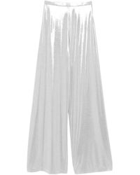 Norma Kamali - Bias Wide Leg Trousers - Lyst
