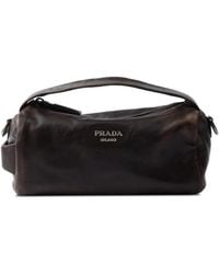 Prada - Nappa Leather Shoulder Bag - Lyst
