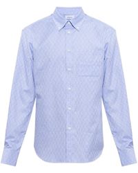 Ferragamo - Gancini Jacquard Shirt - Lyst