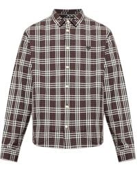 AllSaints - Santiago Checked Long-Sleeve Shirt - Lyst