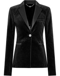 Rabanne - Jewel-Button Blazer - Lyst