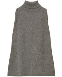 Twinset - Turtleneck Knit Top - Lyst