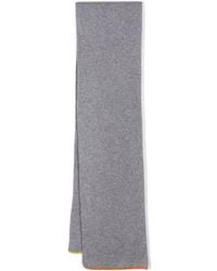 Altea - Contrasting-Trim Cashmere Scarf - Lyst