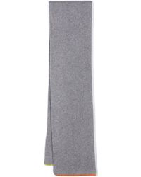 Altea - Contrasting-Trim Cashmere Scarf - Lyst