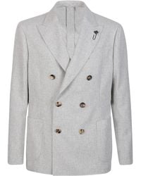 Lardini - Double-breasted Blazer - Lyst