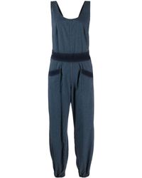 RRL - Laila Striped Cotton Overall - Lyst
