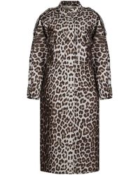 Zimmermann - Abrigo con animal print - Lyst