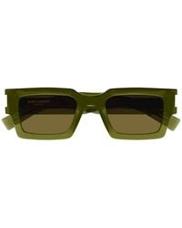 Saint Laurent - Sl 572 Square-Frame Sunglasses - Lyst
