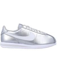 Nike - Baskets Cortez À Effet Métallisé - Lyst