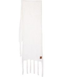 Forte Forte - Logo-patch Knitted Scarf - Lyst