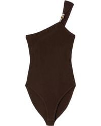 Sandro - Bead-Detail Asymmetric Bodysuit - Lyst