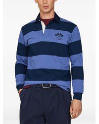 Hackett - Gestreept Rugbyshirt - Lyst