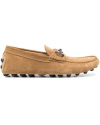Tod's - Gommino Double T Suede Loafers - Lyst