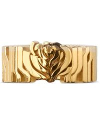 Burberry - Gold-plated Rose Ring - Lyst