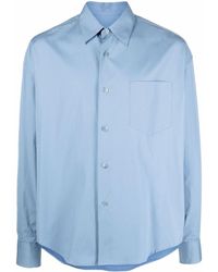 Ami Paris - Button-up Chest Pocket Shirt - Lyst