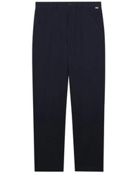 Burberry - Cotton Twill Chinos - Lyst