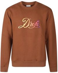 Drole de Monsieur - Drôle Dégradé Logo-Embroidered Crew-Neck Sweater - Lyst