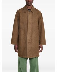 AURALEE - Garment-Dyed Heavy Twill Coat - Lyst