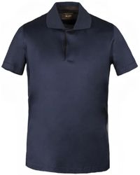 Moorer - Ronald-Jcl Button-Fastening Polo Shirt - Lyst