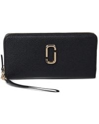 Marc Jacobs - Zipped Logo-Plaque Wallet - Lyst