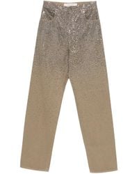 Golden Goose - Jeans mit Swarovski-Kristallen - Lyst
