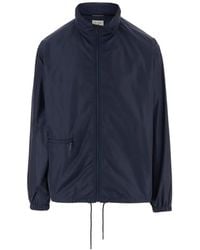 Saint Laurent - Jack Met Hoge Hals En Rits - Lyst