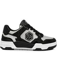 Philipp Plein - Low-Top Predator V2 Strass Sneakers - Lyst