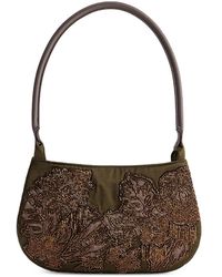 Shanghai Tang - Lune Bead-Embellished Shoulder Bag - Lyst