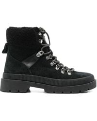 GANT - Lace-Up Shearling Boots - Lyst