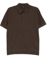 Brioni - Knitted Polo Shirt - Lyst