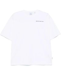 Aspesi - Katoenen T-Shirt Met Tekst - Lyst