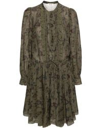 Zadig & Voltaire - Ranil Floral-Print Mini Dress - Lyst