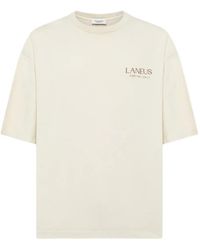 Laneus - T-Shirt À Logo Imprimé - Lyst