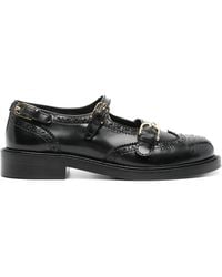 Sandro - Multi-Buckle Mary Jane Loafers - Lyst