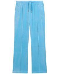 Juicy Couture - Diamanté Velour Track Pants - Lyst