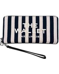 Marc Jacobs - The Wallet Striped Embroidered Wallet - Lyst
