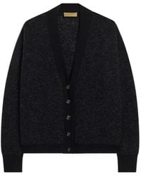 Momoní - Pra Bouclé-Knit Ribbed-Trim Cardigan - Lyst