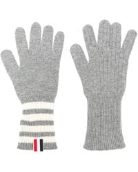 Thom Browne - 4-Bar Cashmere Gloves - Lyst