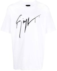 Giuseppe Zanotti - T-shirt Met Print - Lyst