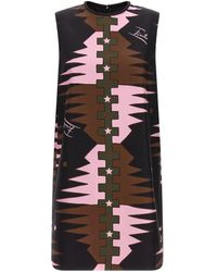 PUCCI - Valdimontone Print Silk Dress - Lyst