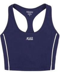 Sporty & Rich - Sr Runner Sports Crop Tank Top - Lyst