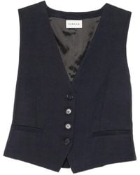 P.A.R.O.S.H. - Button-Up Sleeveless Waistcoat - Lyst
