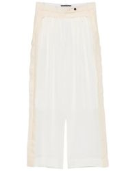 frenken - Gathered-Detail Palazzo Pants - Lyst