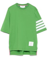Thom Browne - 4 Bar Stripes Jersey T-Shirt - Lyst