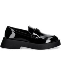 ARMANI EXCHANGE - Logo-Plaque Loafers - Lyst