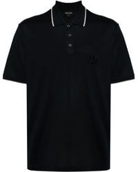 Giorgio Armani - Poloshirt Met Geborduurd Logo - Lyst