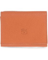 Il Bisonte - Logo-Debossed Leather Wallet - Lyst