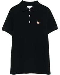 Maison Kitsuné - Baby Fox Cotton Polo Shirt - Lyst