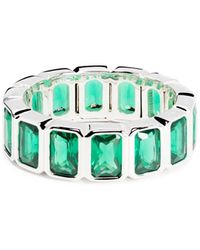 Hatton Labs - Crystal-embellished Eternity Ring - Lyst