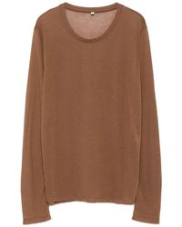Baserange - Round-Neck Long-Sleeve Top - Lyst